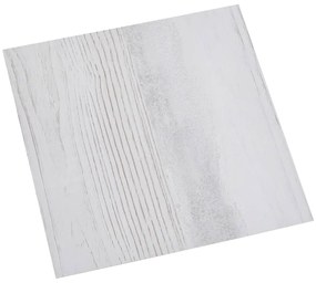 Tábuas de soalho autoadesivas 55 pcs 5,11 m² PVC cinzento-claro