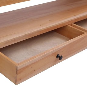 Móvel de TV 115x30x40 cm madeira de mogno maciça
