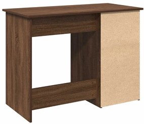 Secretária 102x50x75 cm derivados de madeira carvalho castanho