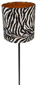 Candeeiro de pé moderno preto abajur zebra de 40 cm - SIMPLO Moderno