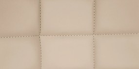 Conjunto de 2 bancos de bar Tover em couro sintético creme