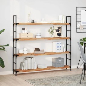 vidaXL Prateleira flutuante 140x20x4cm acácia maciça acabamento a óleo