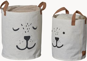 Cestos em algodão Premium Kids, conjunto de 2