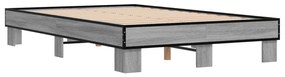 Estrutura de cama 120x190 cm derivados madeira/metal