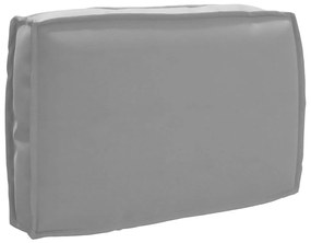 vidaXL Almofada Cinzeto 60 x 40 x 12 cm Tecido Oxford