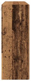 Armários Montados na Parede 2 pcs Madeira Velha 69,5x34x90 cm Madeira