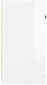 Aparador 70x35,5x67,5 cm derivados de madeira branco brilhante