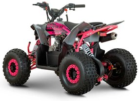 MINI MOTO 4 GASOLINA PARA CRIANÇAS  velocidade até 50Km/h C/Limitador 110cc Roan Ratte R6 Automática Rosa