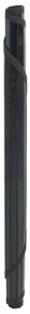 Tapete redondo 100 cm bambu preto