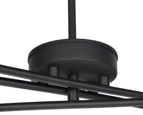 LED Candeeiro de suspensão inteligente preto ajustável incl. 6 Wifi B35 - Lofty Moderno