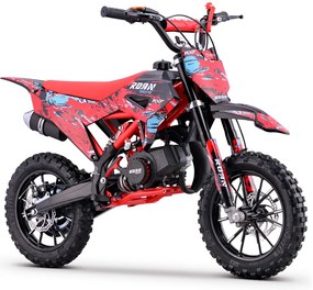 MINI MOTO PARA CRIANÇAS MiniCross Roan RXF 49cc 4.5CV Vermelha