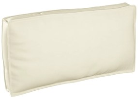 vidaXL Cushion de Palete para Assento/Encosto Creme 120x60x12 cm Tecido de Oxford