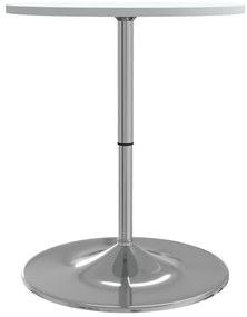 Mesa de bar 60x60x90 cm derivados de madeira/aço cromado branco