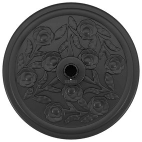Base de Parasol com Rodas pra Postes de Ø38-48 mm, 13 kg, Redonda