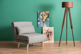 Sofá-Cama Folde – Cinzento Claro – 180 x 80 cm