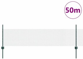 Cerca de Fio Soldado com 22 Postes em U Verde 0.5x50 m Aço