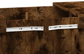Mesa de centro 80x55x40 cm derivados de madeira carvalho fumado