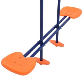 Conjunto de baloiços com argolas de ginástica e 4 assentos aço