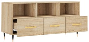 Móvel de TV 102x36x50 cm derivados de madeira carvalho sonoma