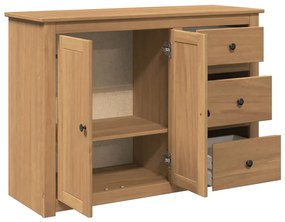 Aparador com gavetas Panama 112x40x80cm madeira de pinho maciça