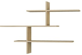 Prateleira de Parede Leo – Carvalho – 123x80,5x22 cm