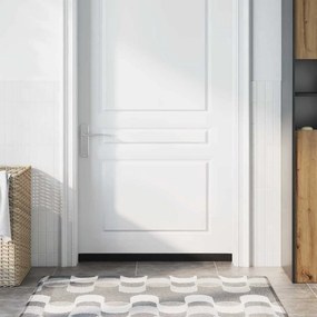 vidaXL Selos de Escovas para Porta Auto-adesivos 6 pcs Prateado 100 cm