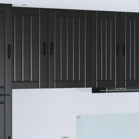 vidaXL Armário de Cozinha Preto 50 x 31 x 80 cm Madeira processada