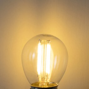 Conjunto de 5 E27 3-staps dimbaar LED lamp P45 helder glas 5W 470 lm 2700K