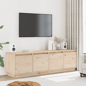Móvel de TV 156x37x45 cm madeira de pinho maciça