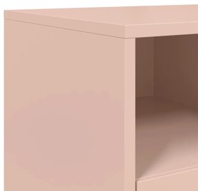 Móvel de TV 100,5x39x43,5 cm aço rosa