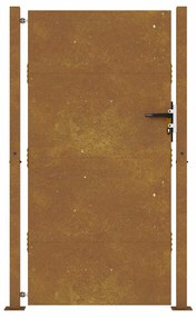 Portão de jardim 105x180 cm aço corten