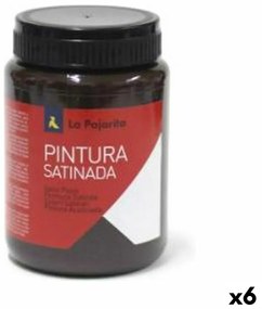 Têmpera La Pajarita L-10 Castanho Acetinado Escolar (35 Ml) (6 Unidades)