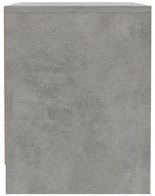 Mesa de cabeceira 45x34x44,5cm derivados madeira cinza cimento