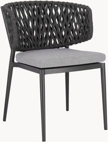 Cadeiras de jantar para jardim empilháveis Isauria, conjunto de 4