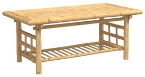 Mesa de centro 110x55x45 cm bambu