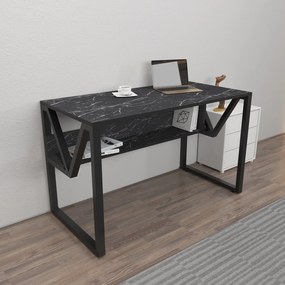 Secretária Lona – Preto – 120 cm x 72,8 cm x 60 cm