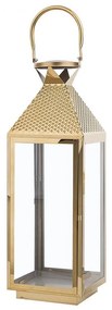Lanterna decorativa dourada 55 cm BALI Beliani