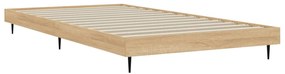 Estrutura cama s/ colchão derivados de madeira carvalho sonoma