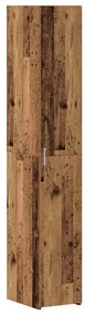 Armário Slim vidaXL Madeira Antiga 30x42,5x225 cm Madeira Engenharia