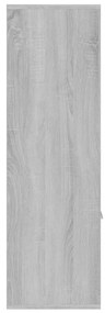 Estante 98x30x98 cm cor cinzento sonoma