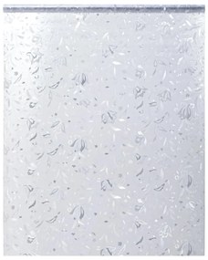 vidaXL Película para janela fosca 90x500 cm PVC padrão de flor