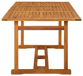 Mesa de jantar p/ jardim 180x90x75 cm madeira de acácia maciça