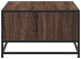 Mesa centro 100x57x35 cm deriv. madeira/metal carvalho castanho