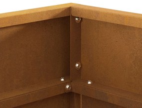 Fogueira Quadrada vidaXL 50x50x30 cm Aço Carbonizado