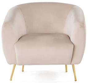 Cadeira Wing Eses – Bege – 70x82x82 cm