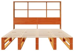 Cama com estante sem colchão 120x190 cm madeira maciça