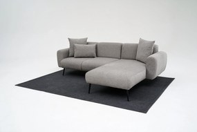 Sofá de Canto Side – Cinzento Claro – 252 cm
