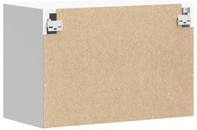 Armário de parede da cozinha Lucca derivados de madeira branco