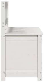 Banco 110x41x76,5 cm madeira de pinho maciça branco