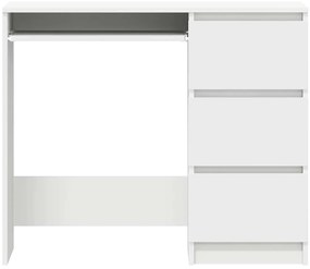 Secretária 90x45x76 cm derivados de madeira branco